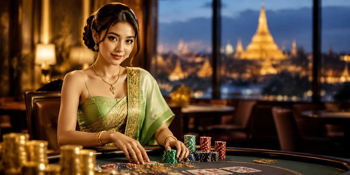 နေပြည်တော်ရှိ ပေါ်ကာဂိမ်းတွင် ချစ်သူများနှင့် ဘောလုံး ကြည့်ရှုသည်